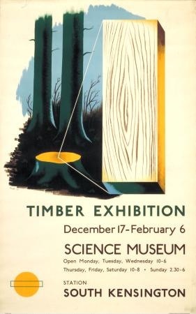 Beath Timber exhibition vintage London Transport poster 1937