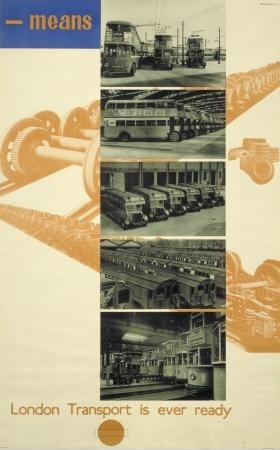 Richard Beck vintage London transport poster