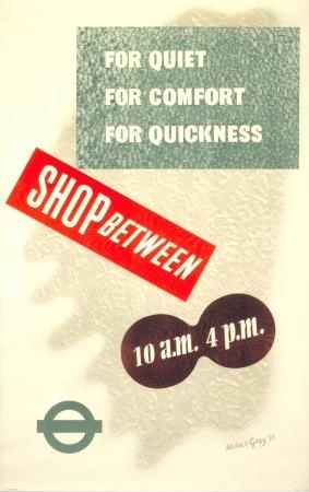 Milner Gray shopping hours vintage London Transport Poster, 1938