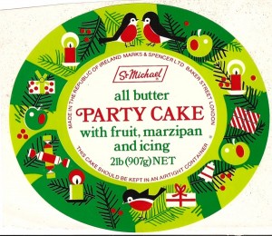 Daphne Padden Marks and Spencers Christmas cake design