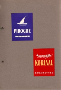 Daphne Padden portfolio cigarette packet design 1960s?