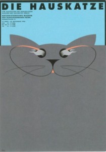 House cat exhibition poster C.Kuhn 1994