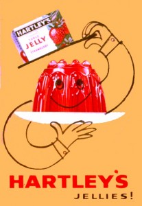 Patrick Tilley Hartleys Jelly poster 1950s