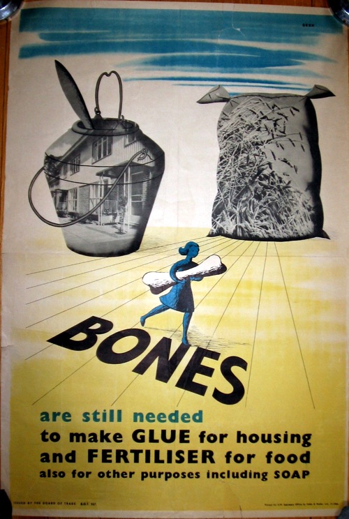 Dorrit Dekk bones still needed for salvage vintage poster Central Office of Information