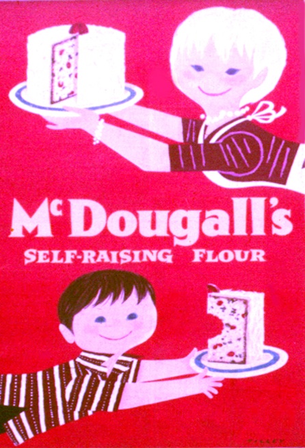 Patrick Tilley vintage poster McDougall's self raising flour 1950s