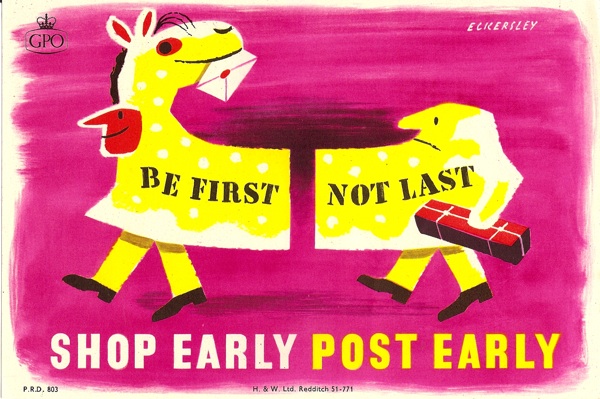 Tom Eckersley vintage posters 1955 GPO