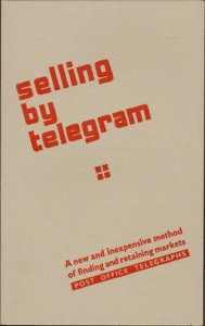 Selling By Telegram leaflet from eBay