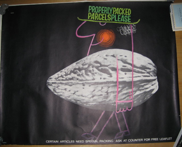 Karo Properly Packed Parcels Please Vintage GPO poster 1968