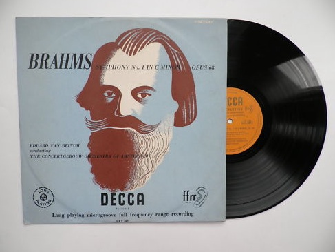 Tom Eckersley vintage Decca record cover graphic design