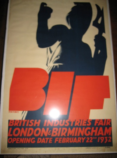 Tom Purvis British Industries Fair 1930s poster on eBay