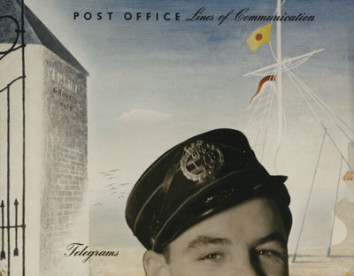 GPO vintage Poster Zero Hans Schleger lines of communication 1950