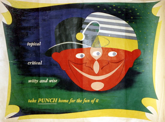 a punch poster by henrion