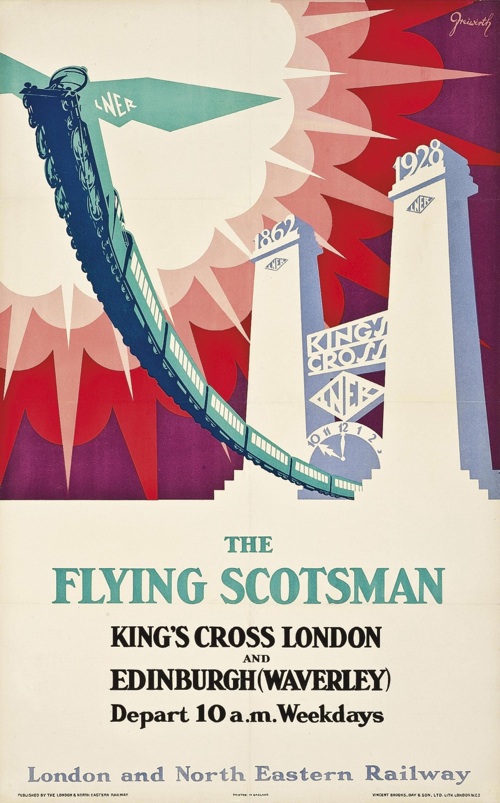 Flying Scotsman Greiwurth poster 1928