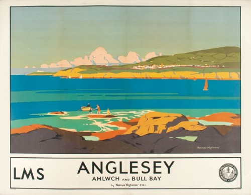 Anglesey Norman Wilkinson LMS Poster 1930