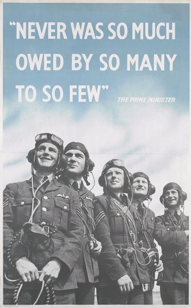 The Few vintage World War Two propaganda poster