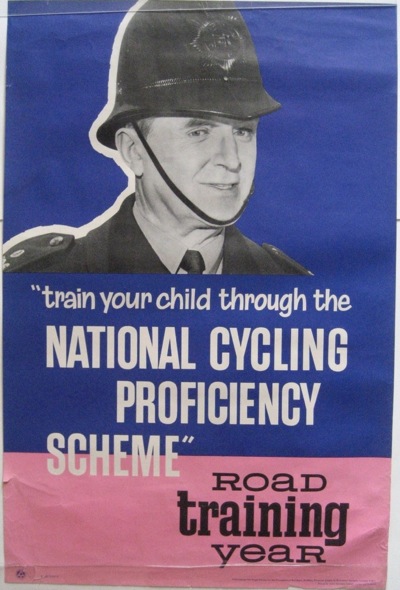 Dixon of Dock Green RoSPA cycling proficiency poster