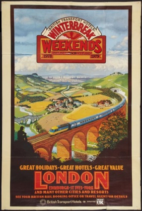 British Railways British Transport Hotels 1978 Winterbreak poster