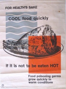 CoI ministry of health vintage food hygiene poster