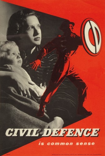 CoI vintage civil defence poster post war