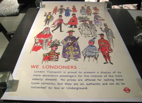 Dorrit Dekk vintage London Transport poster Londoners