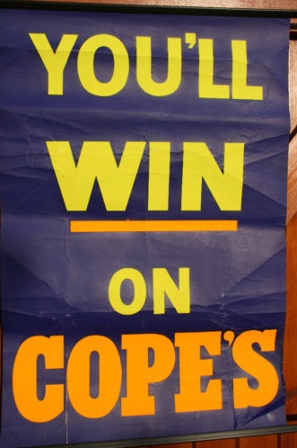 Lt Copes advertising poster