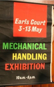 Mechanical Handling Exhibition Earls Court May