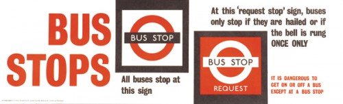 Bus Stop Poster 1970