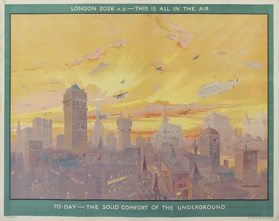 Montague Black, 2026 vintage London transport poster 1926