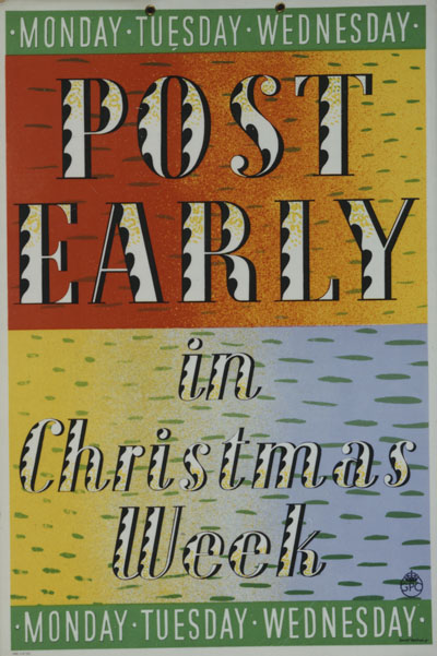 Post Early vintage Barnett Freedman poster GPO 1937