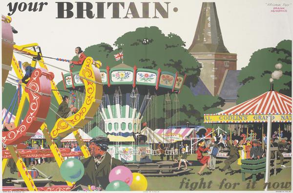 Frank Newbould Your Britain Fight For It Now vintage ww2 propaganda poster army ABCA