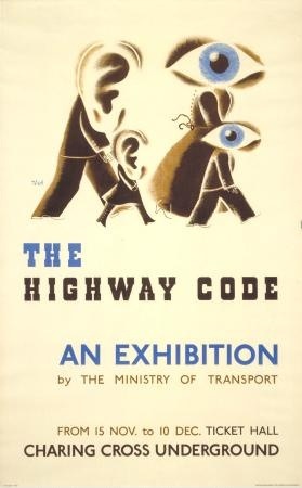 Hans Schleger 1937 Highway Code exhibition Charing Cross