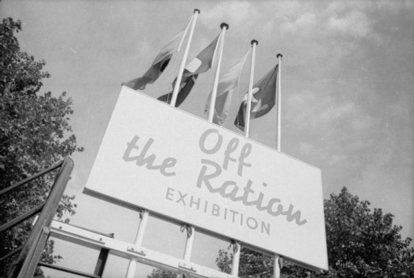 Entrance to Off the Ration Exhibition London Zoo