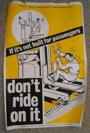 British Airways safety poster