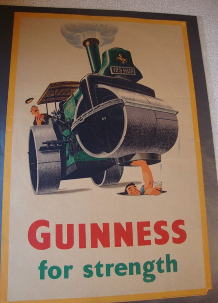 Guinness Poster 1951 Wilk (Dick Wilkinson)