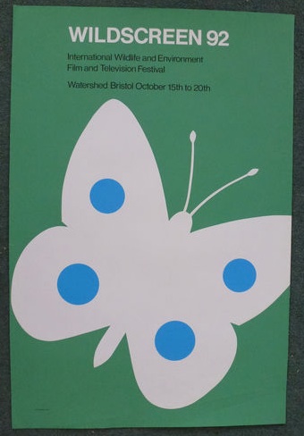 Tom Eckersley vintage wildscreen poster butterfly