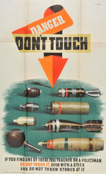 Abram Games vintage army ordnance poster c1943