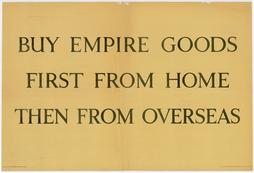 Buy Empire Goods first - Empire Marketing Board poster