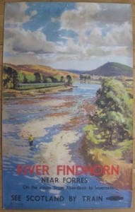 Jack Merriott Findhorn British Railways poster