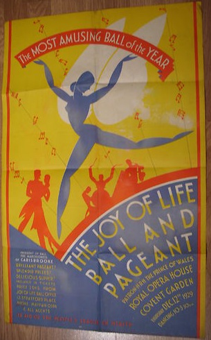 Royal Opera House Ball 1929 poster
