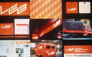 Examples of London Electricity Board corporate identity work by Henrion. 1970