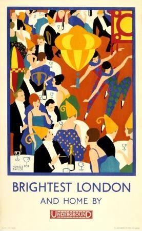 BRightest London Horace Taylor 1924 London Transport poster