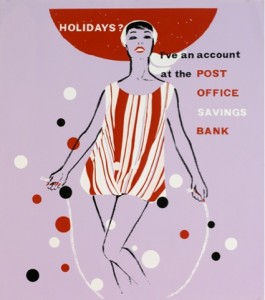 Post Office Savings Bank poster 1960 HA Rothholz