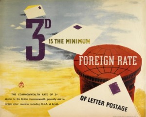 vintage GPO poste r3d is the minimum foreign rate HA ROthholz