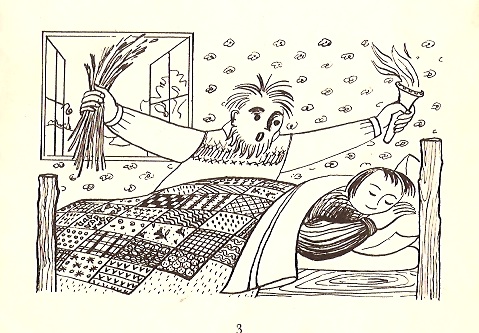 barbara jones green broom illustrations from BBC Singing Together schools booklet 1957