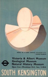 South Kensington Museums, by Edward Wadsworth, 1936 London Transport poster
