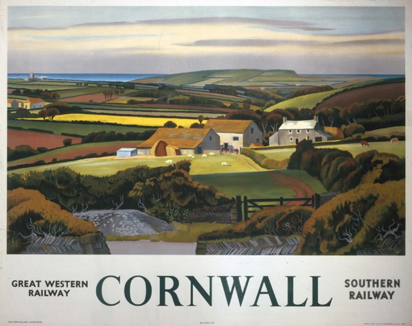 'Cornwall', GWR/SR poster, 1936 Adrian Allinson