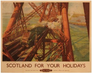 Terence Cuneo Scotland For Your Holidays british railways poster 1957
