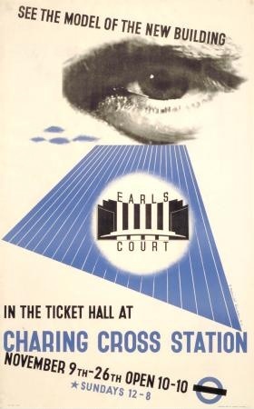 Earls Court, by Edward McKnight Kauffer, 1936 London Transport poster