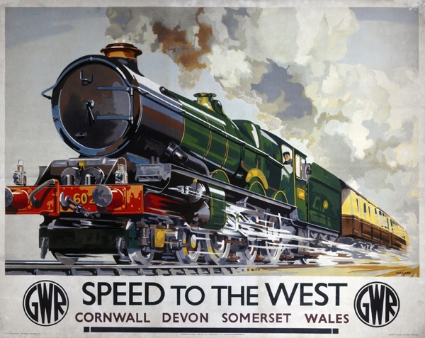 'Speed to the West', GWR poster, 1939 Mayo