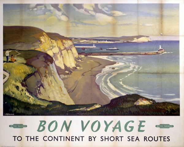 Bon Voyage British Railways poster Leonard Richmond